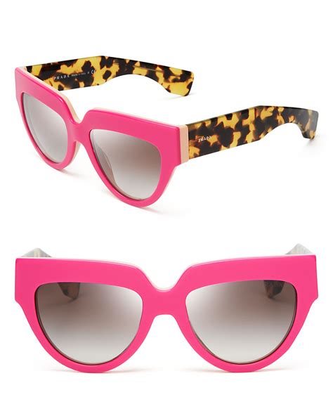 pink prada cat eye sunglasses